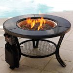 Round Outdoor Propane Fire Pit