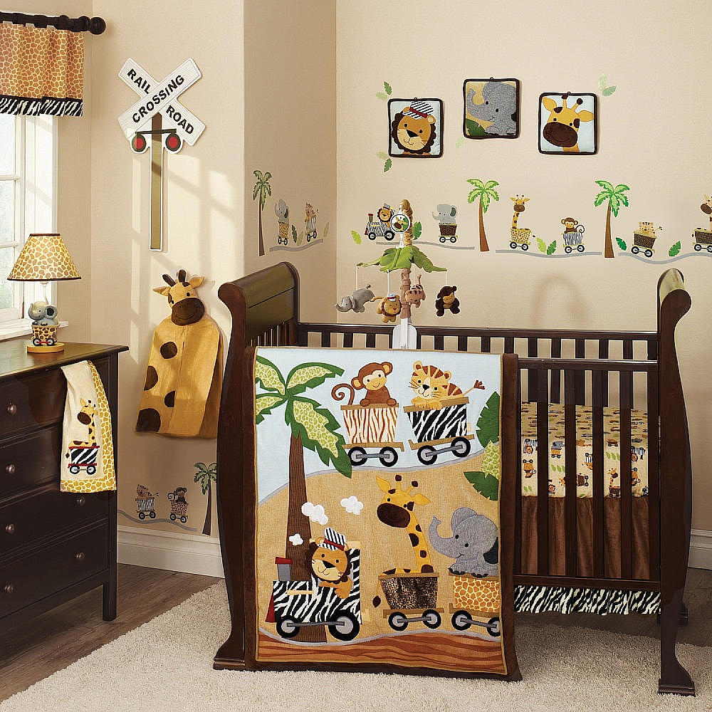 Baby Boy Crib Bedding Animal Theme